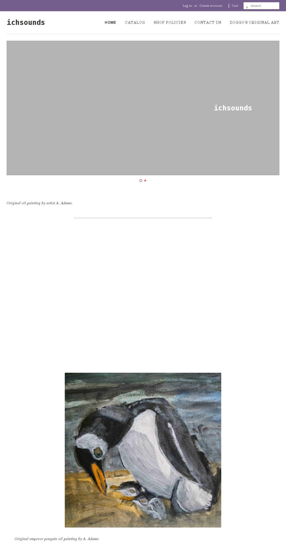 ichsounds.com shopify website screenshot