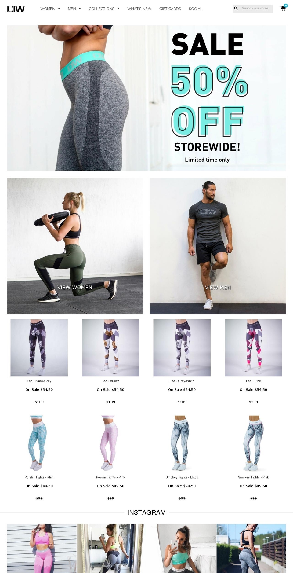 iciw.com.au shopify website screenshot