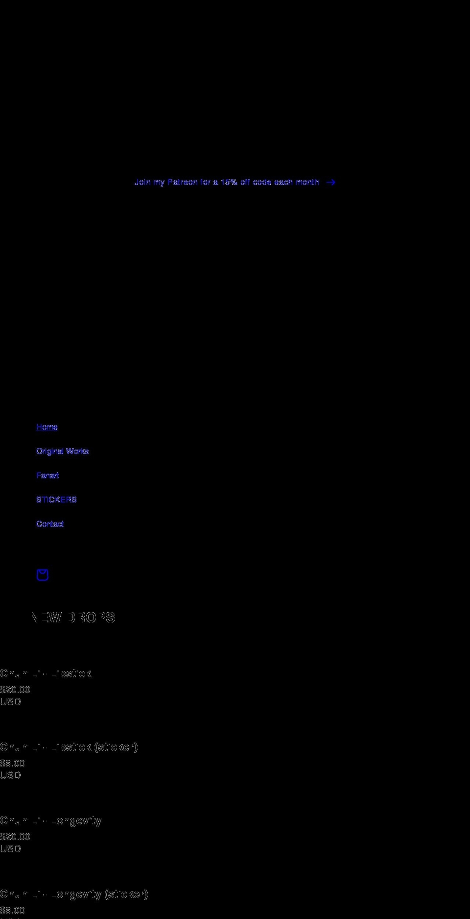 ickpot.com shopify website screenshot