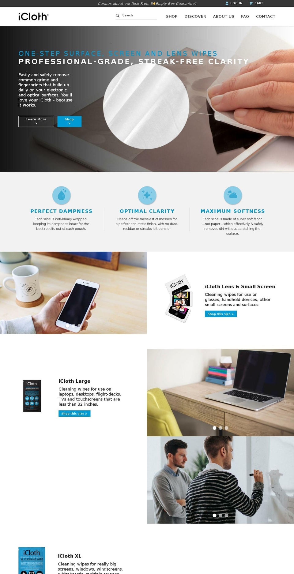 01-27 LIVE 1.7 Shopify theme site example iclothproducts.com