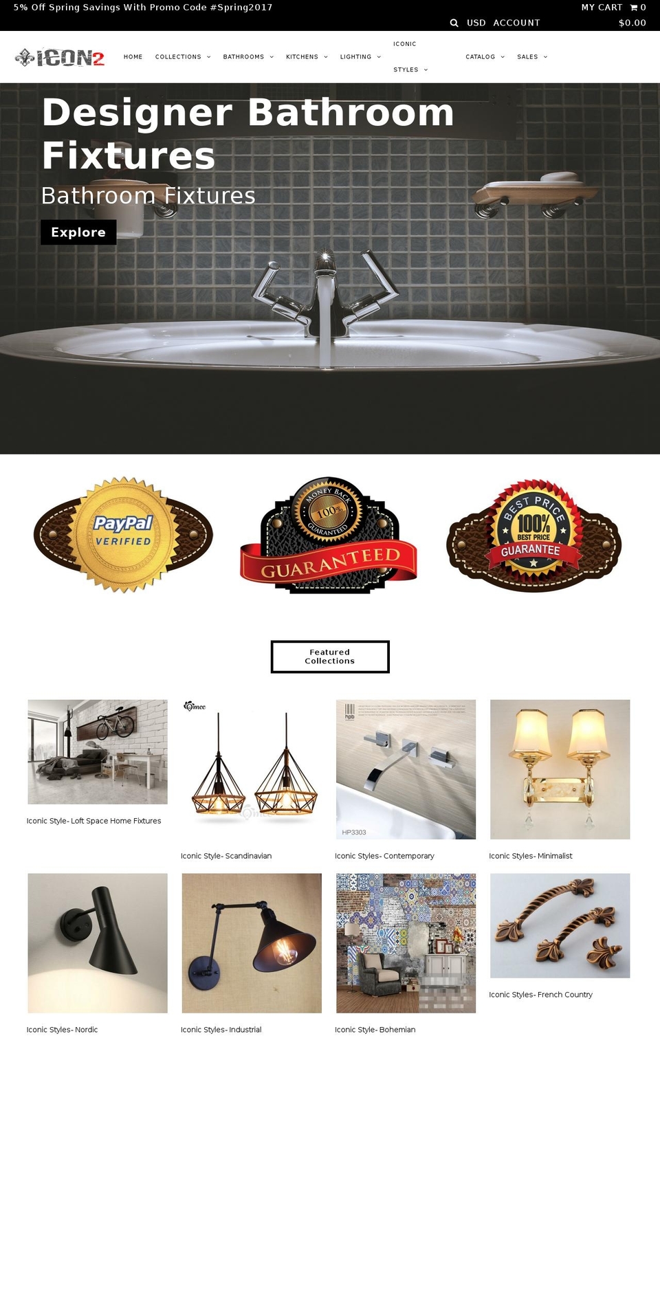 icon2.com shopify website screenshot