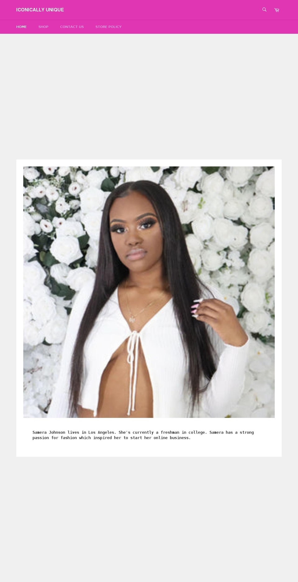 iconicallyunique.com shopify website screenshot