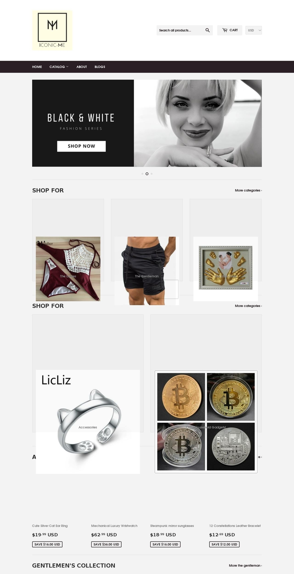 iconicme.com — Shopify storefront screenshot