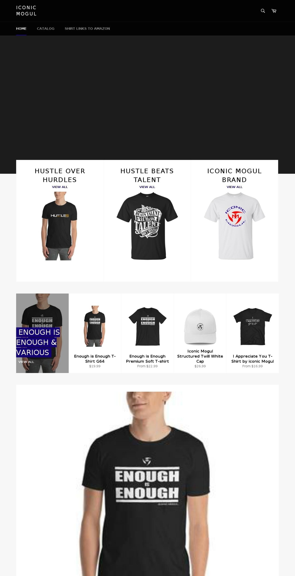 iconicmogul.com shopify website screenshot