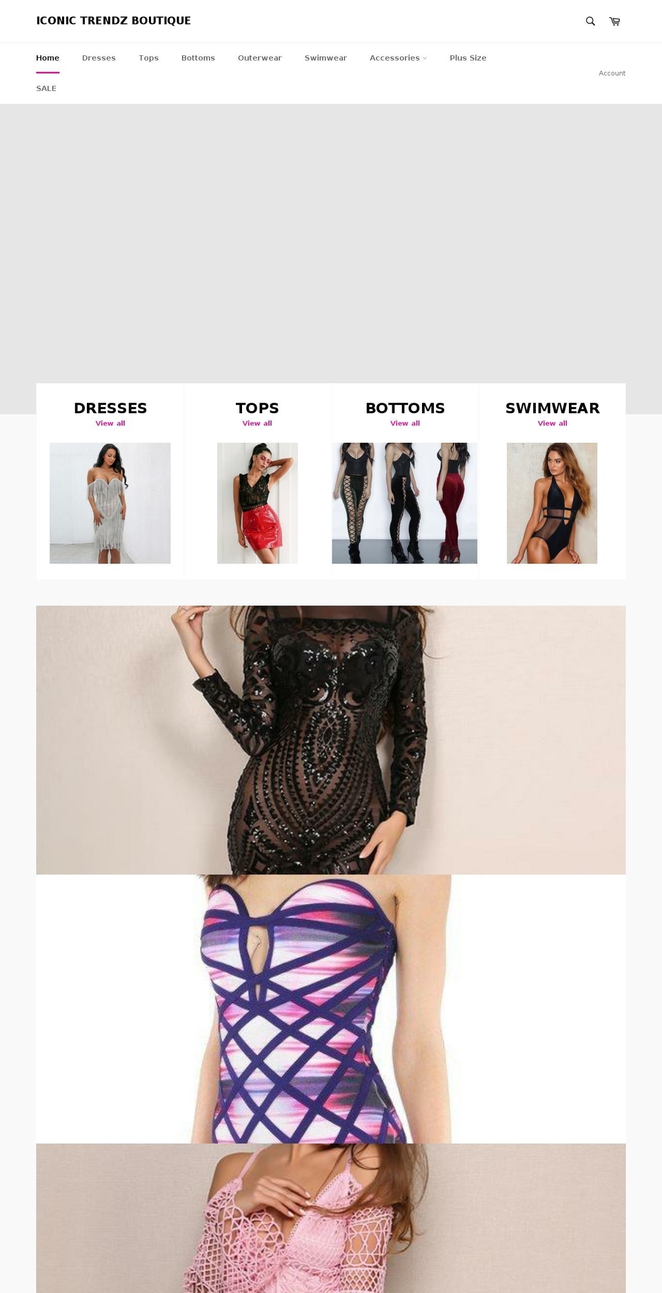 iconictrendzboutique.com shopify website screenshot