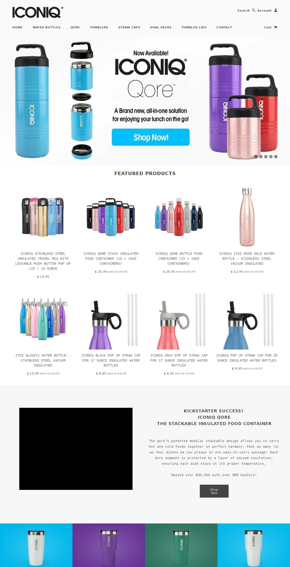 iconiqusa.com shopify website screenshot