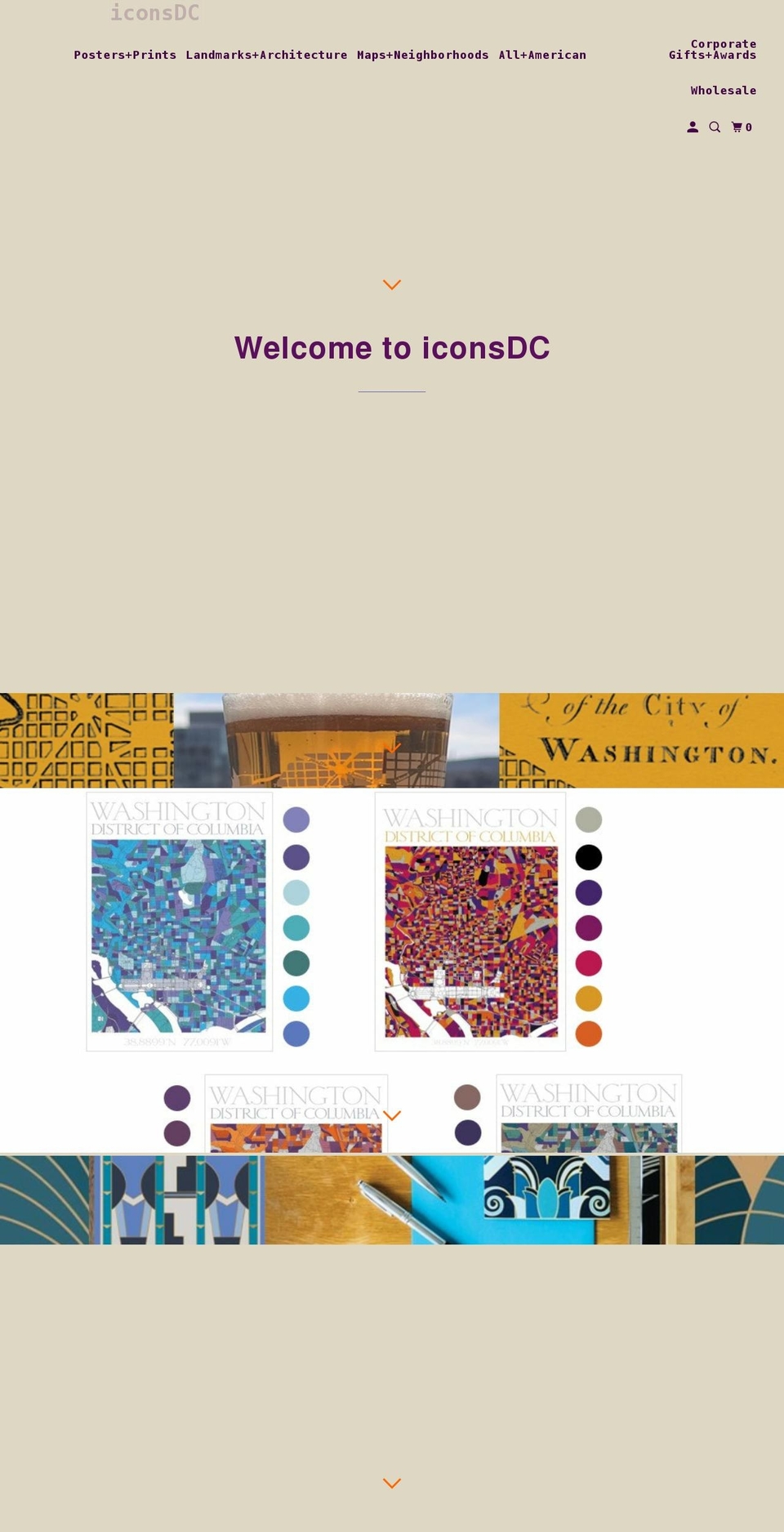 iconsdc.com shopify website screenshot