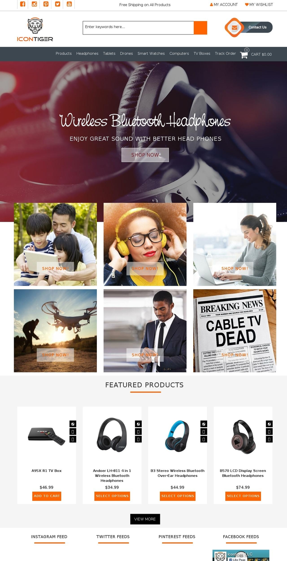 icontiger.com — Shopify storefront screenshot
