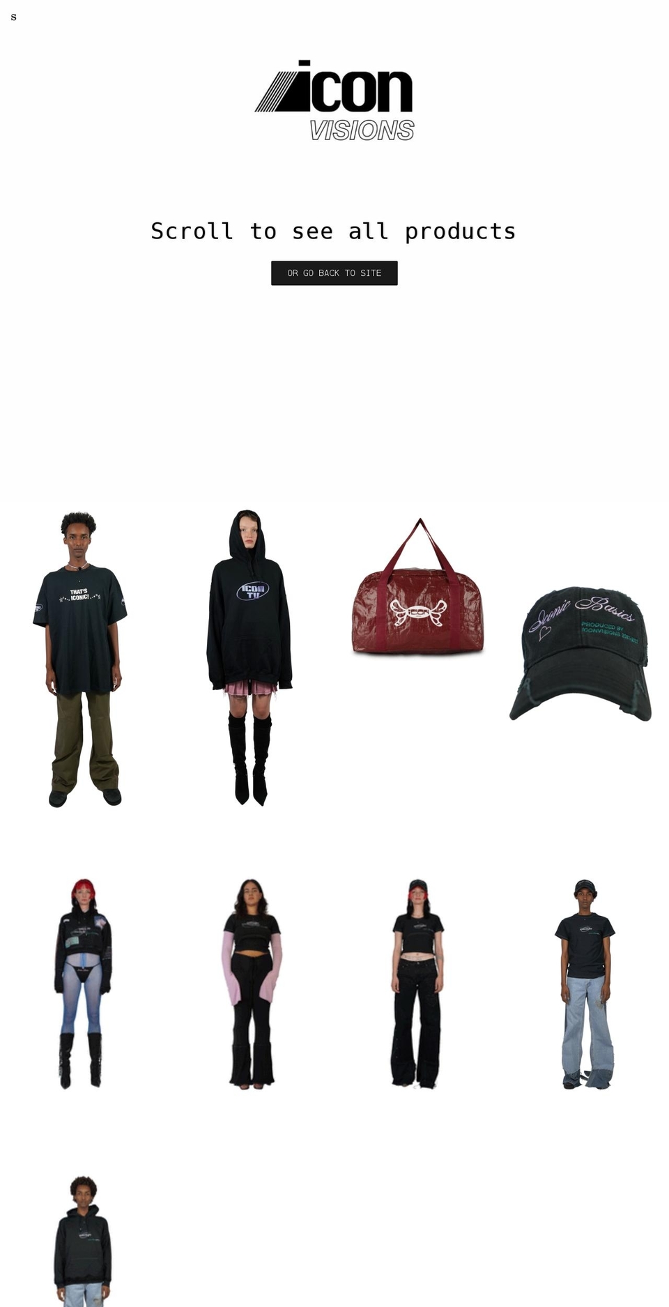 iconvisions.store shopify website screenshot