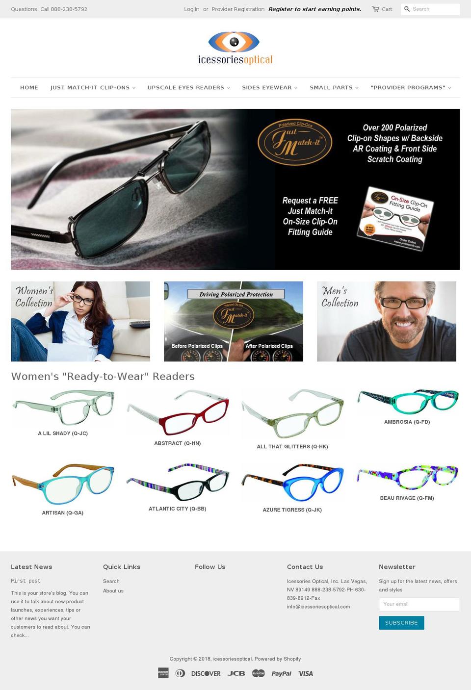 icorders.com — Shopify storefront screenshot