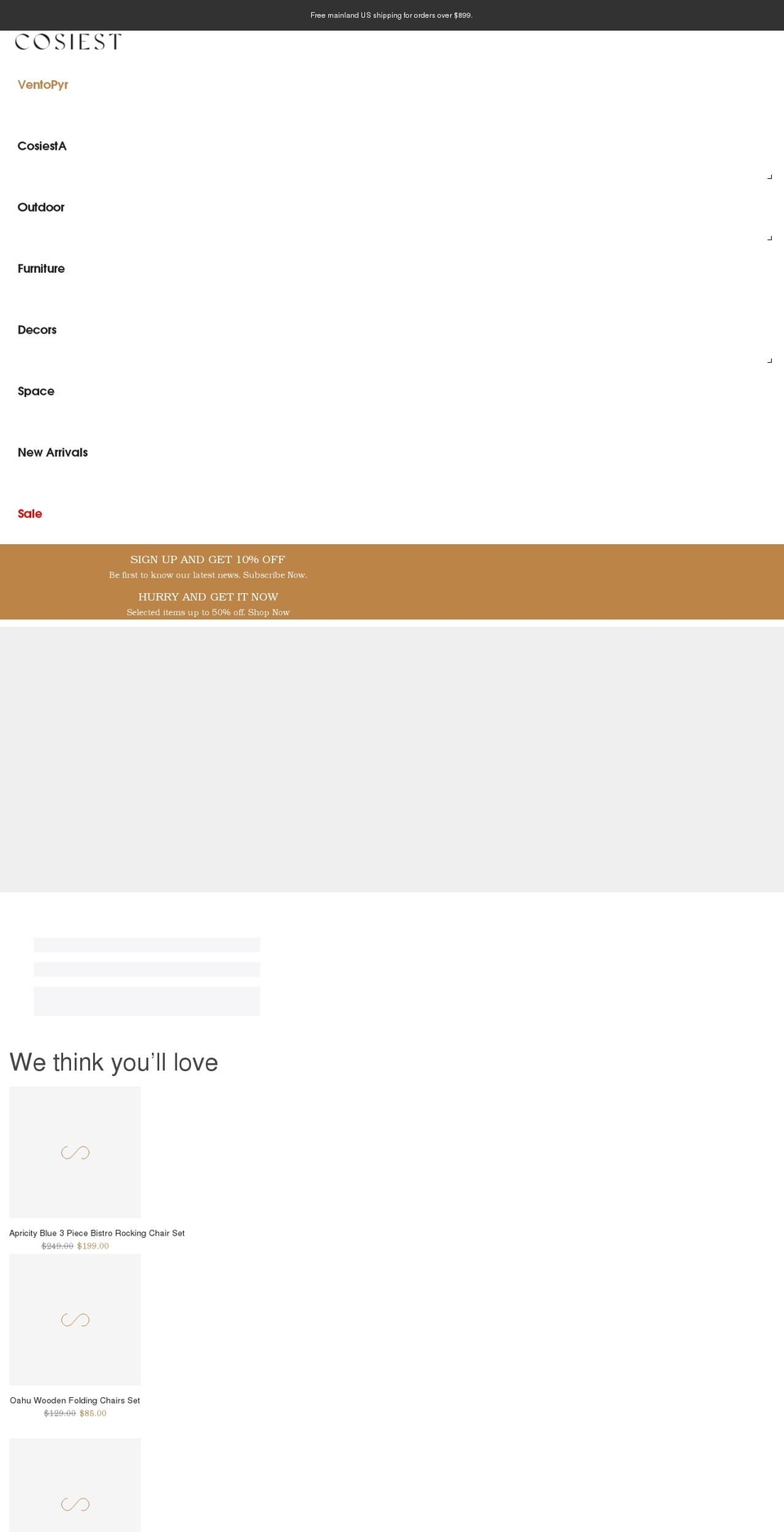 icosiest.com shopify website screenshot