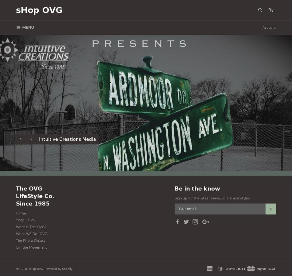 icovg.com shopify website screenshot