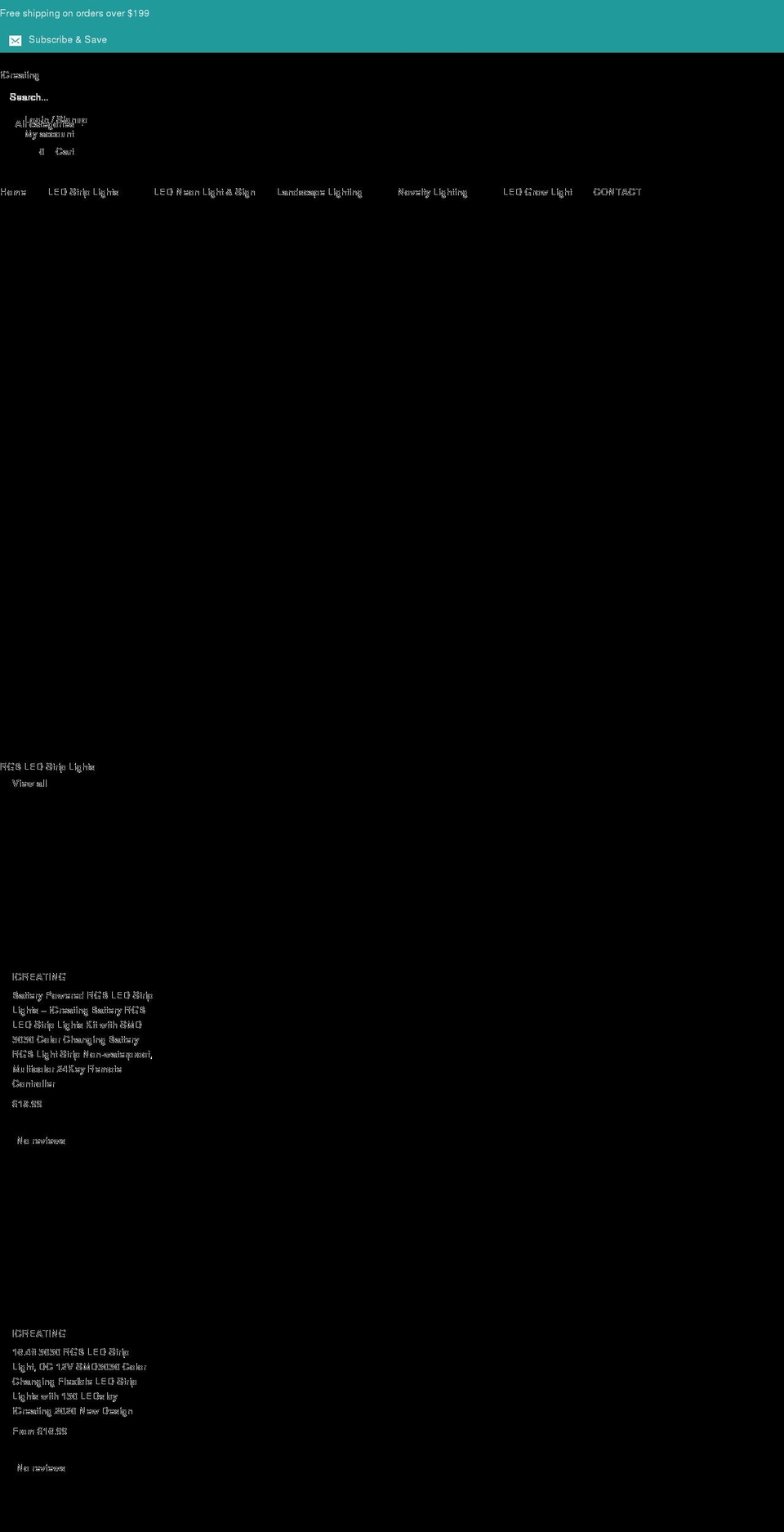 icreatingdirect.com shopify website screenshot