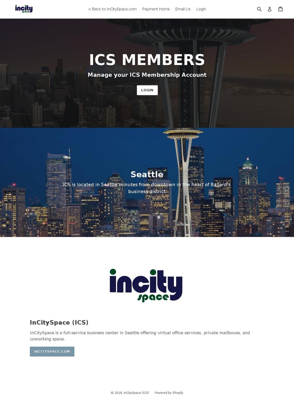 icspayment.com — Shopify storefront screenshot