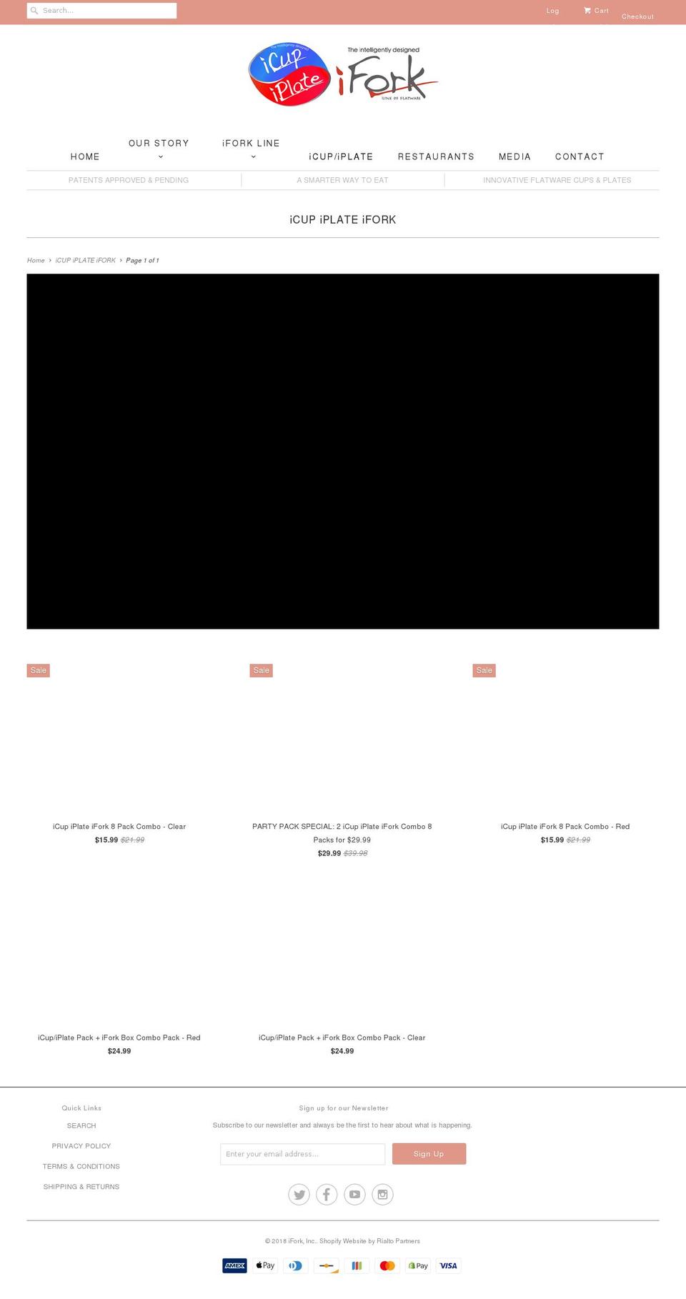icupiplate.com — Shopify storefront screenshot