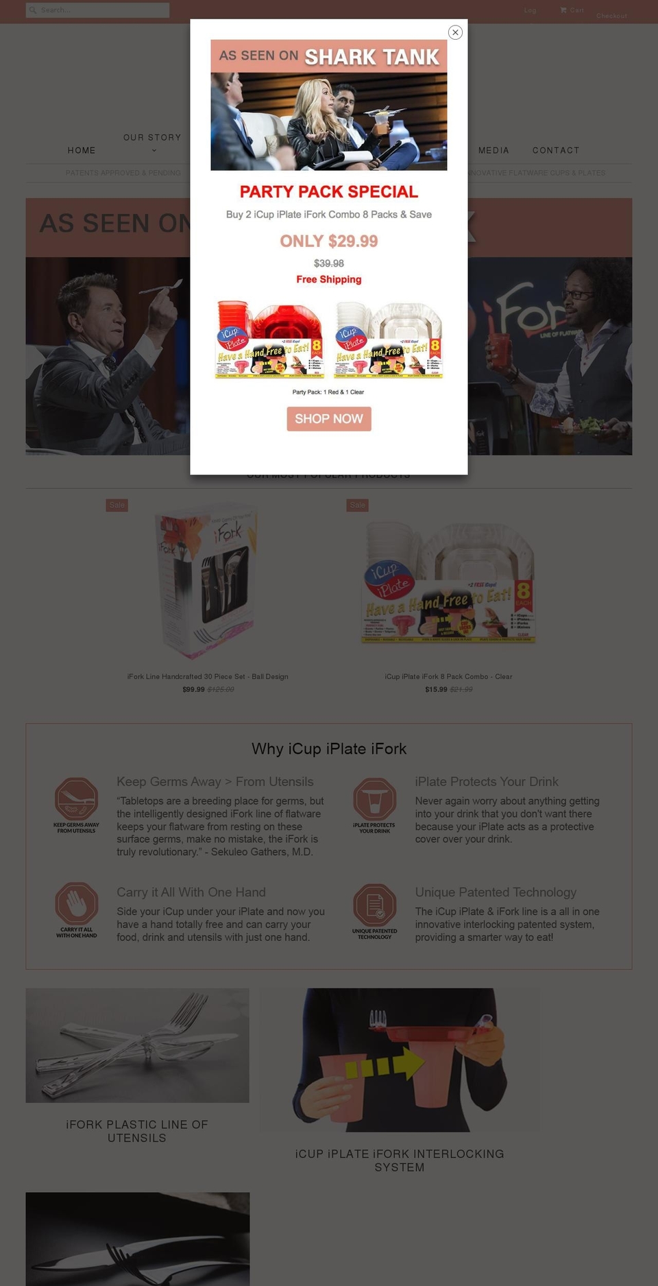 icupiplateifork.com — Shopify storefront screenshot