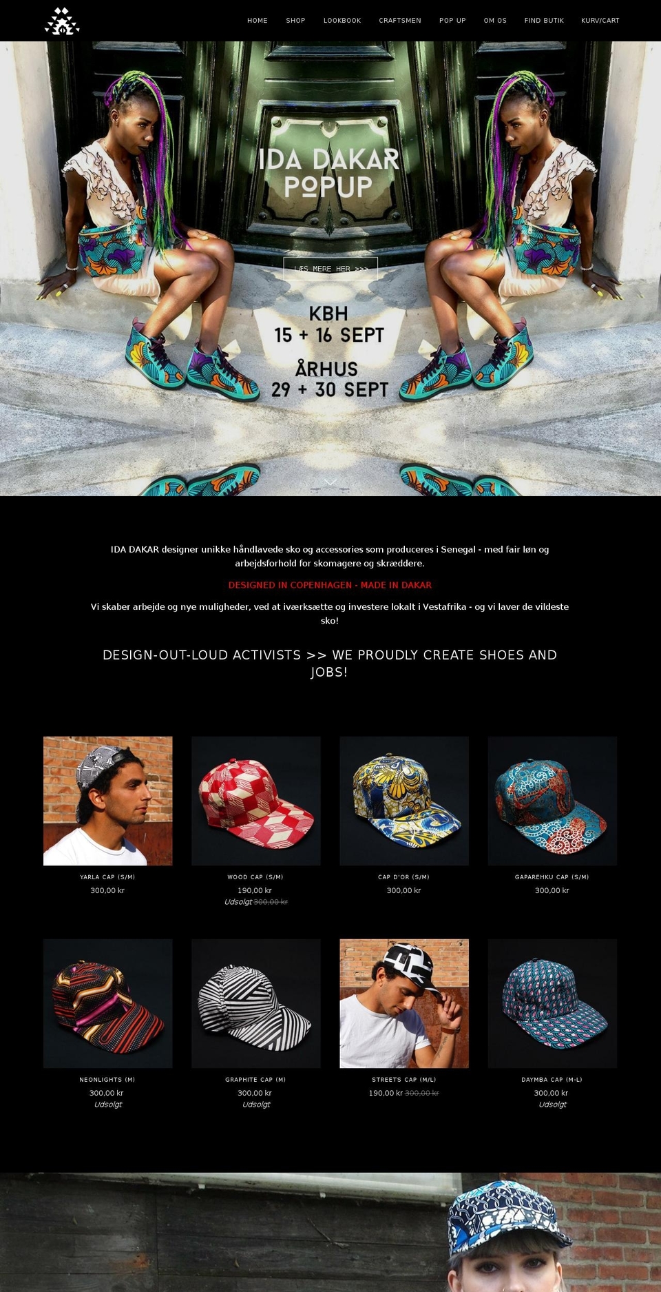 idadakar.com — Shopify storefront screenshot