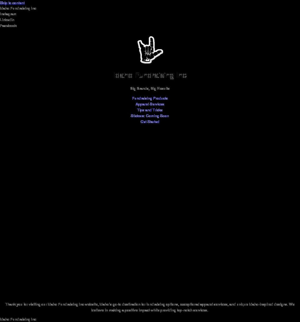 idahoactive.com — Shopify storefront screenshot