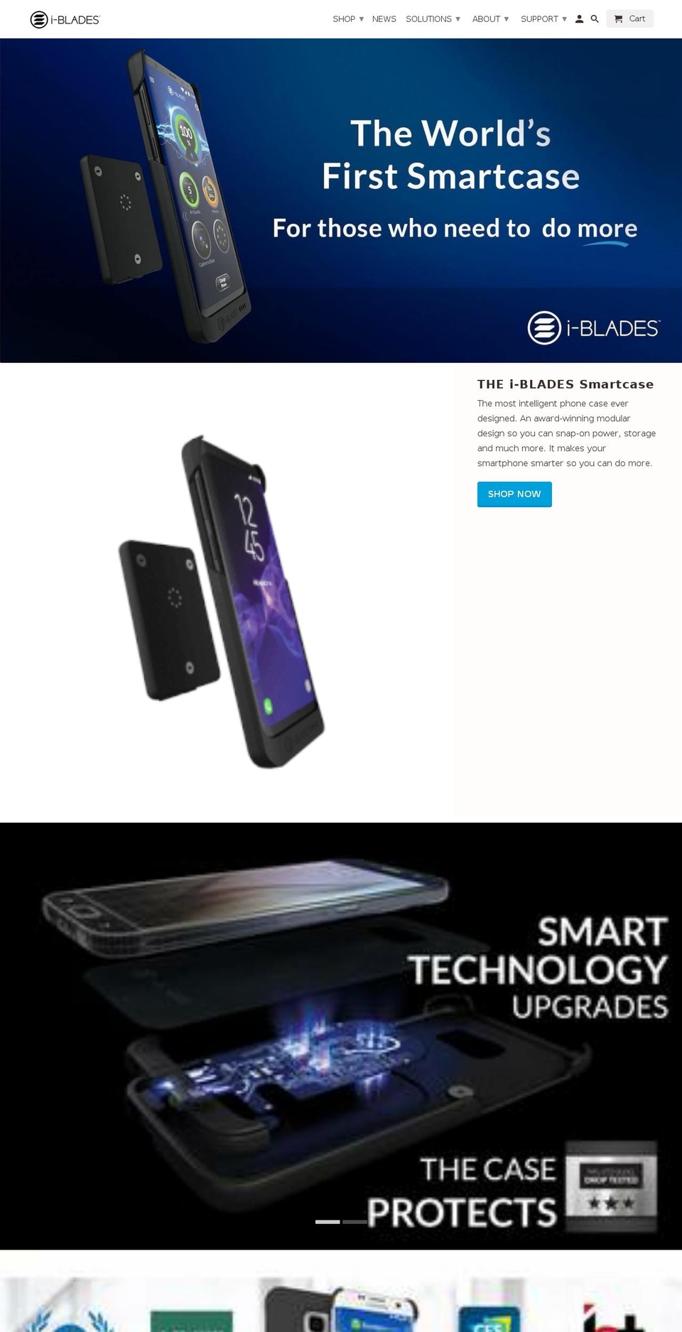 idashblades.com — Shopify storefront screenshot