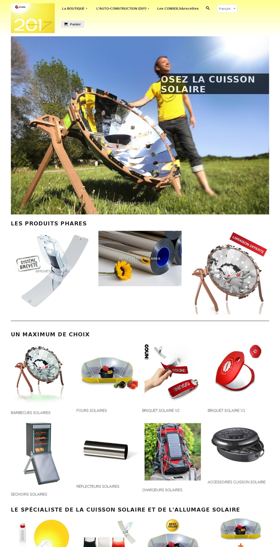 idcook.com shopify website screenshot