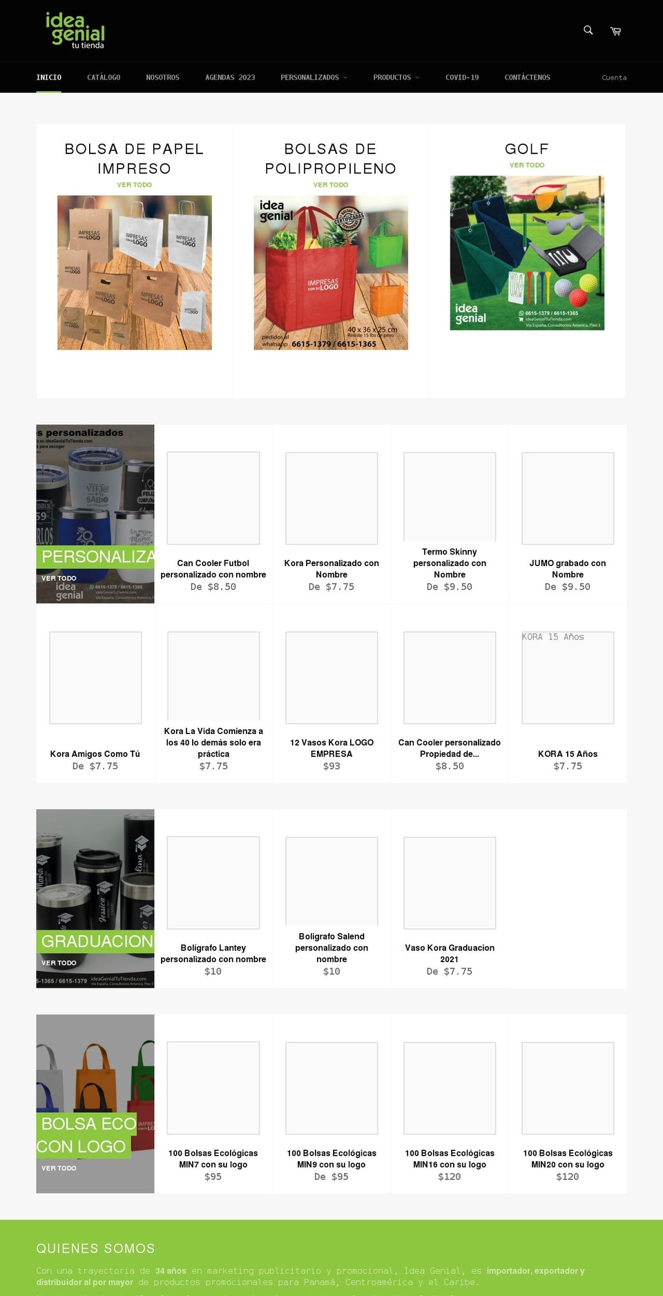 ideagenialtutienda.com shopify website screenshot