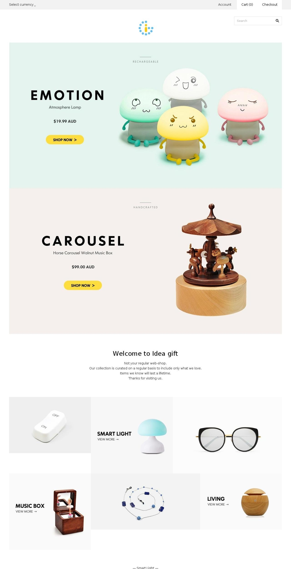 ideagift.com.au shopify website screenshot