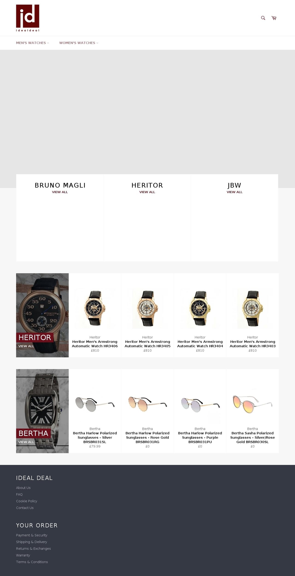 idealdeal.com — Shopify storefront screenshot