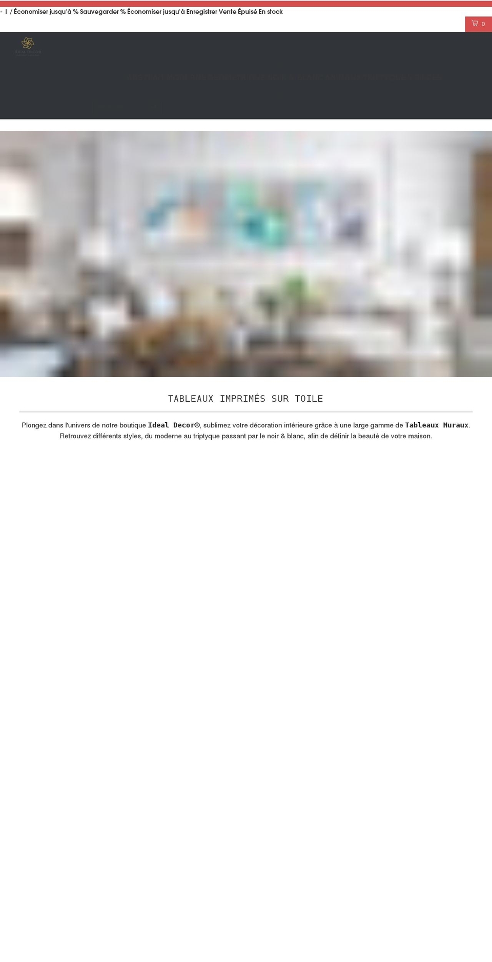 idealdecor.fr shopify website screenshot