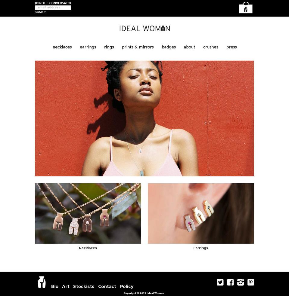 idealwoman.us shopify website screenshot