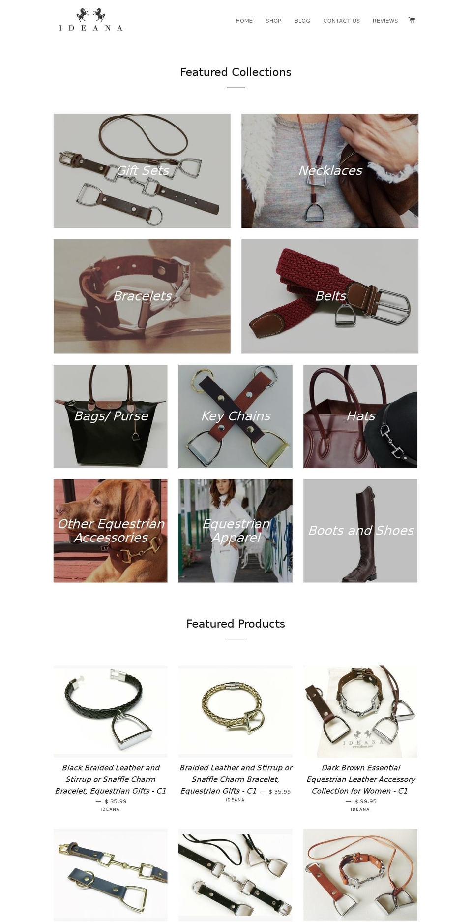 ideana.com shopify website screenshot