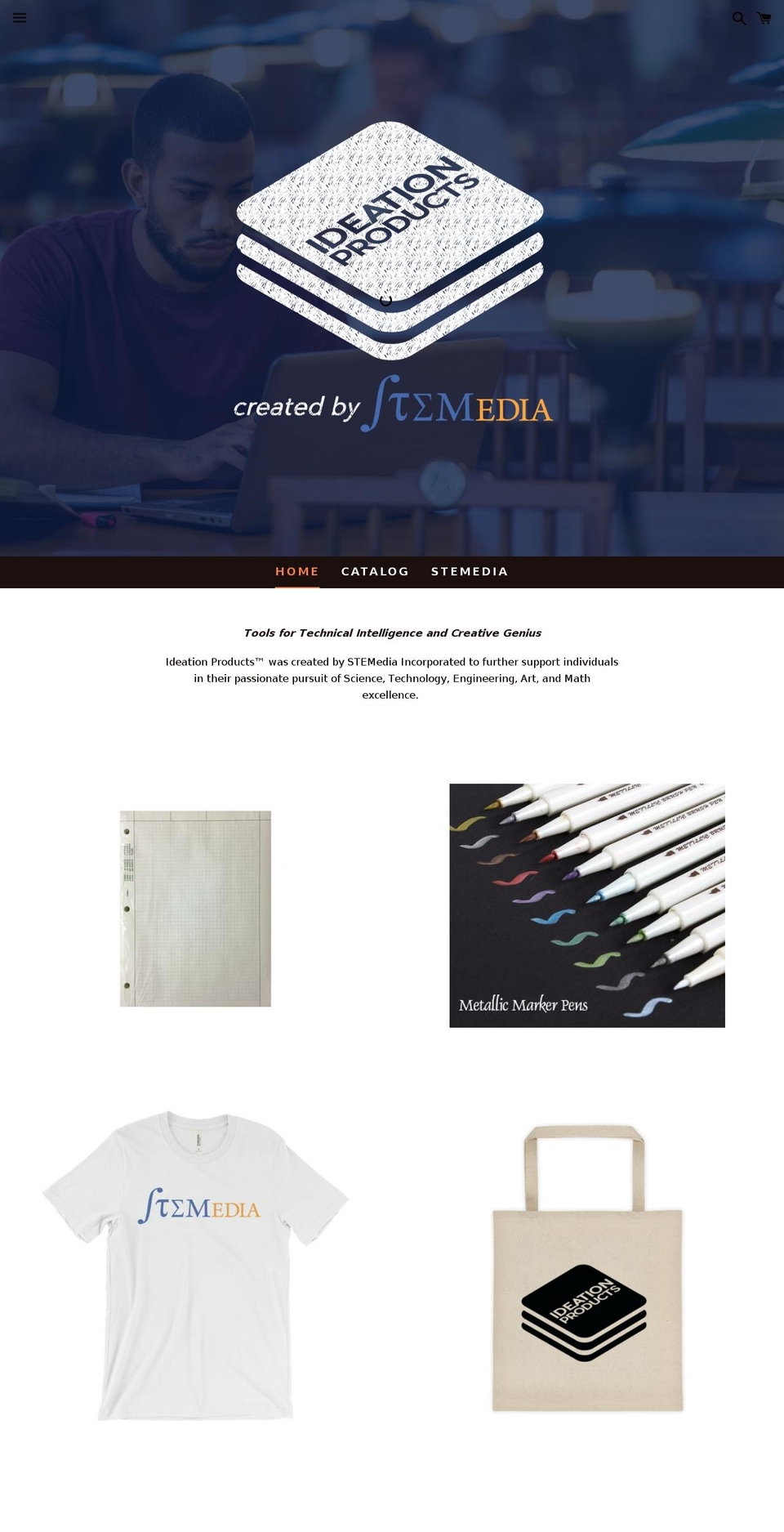 ideationproducts.com shopify website screenshot