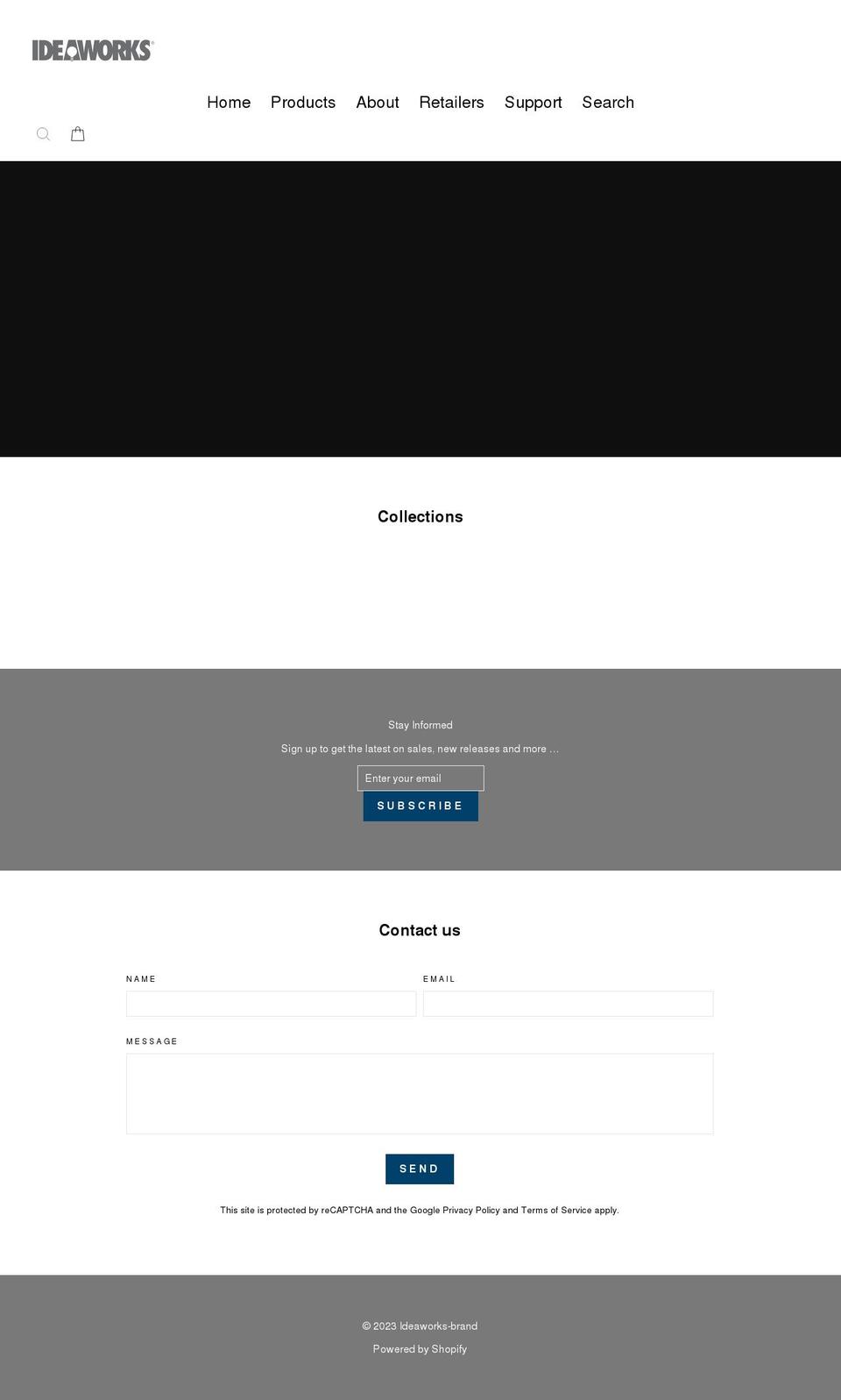 ideaworks-brand.com shopify website screenshot