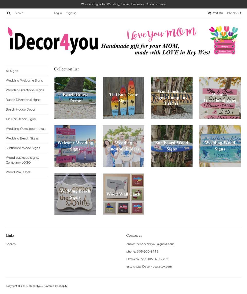 idecorforyou.com shopify website screenshot