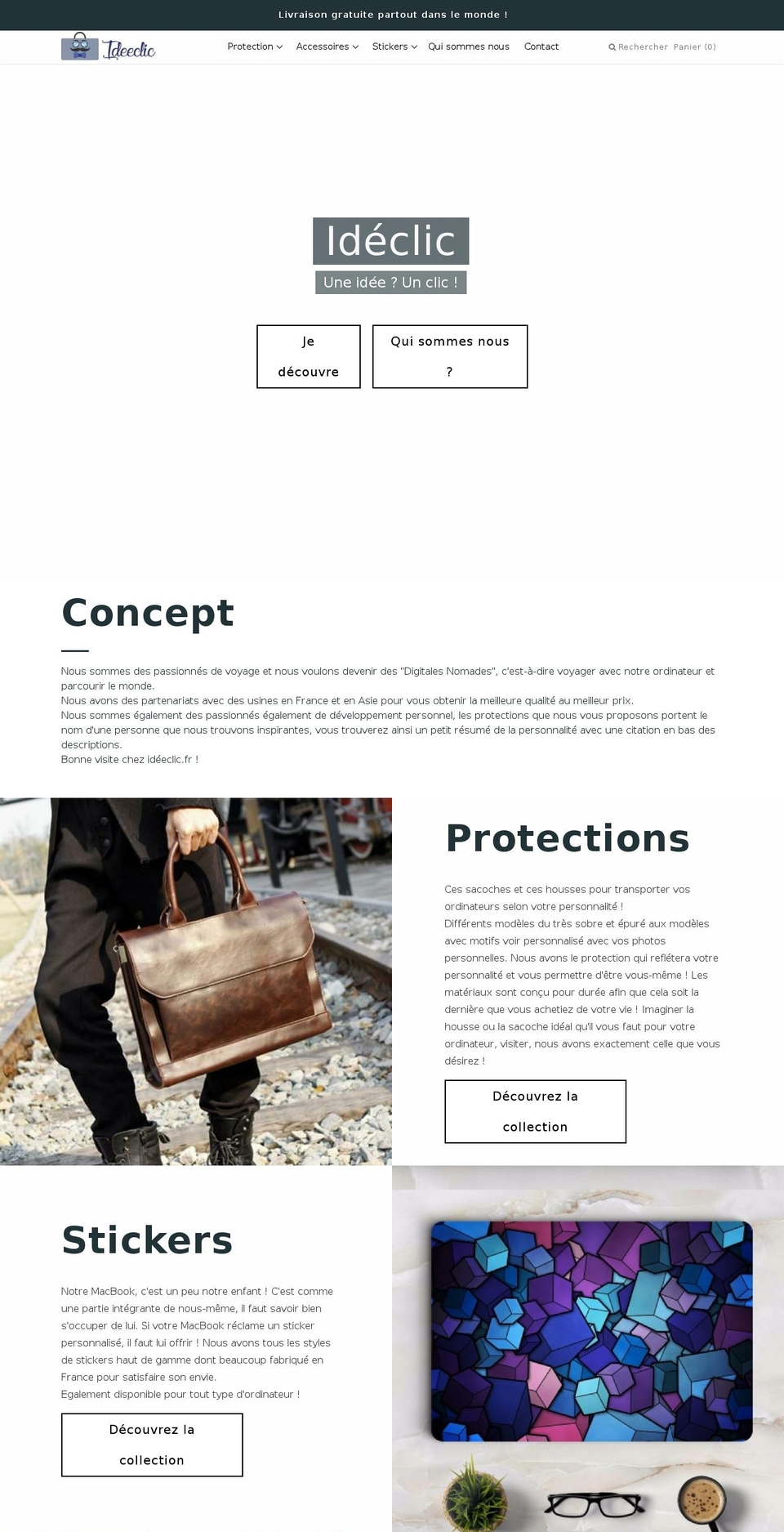 fastlane-1-25-active Shopify theme site example ideeclic.fr