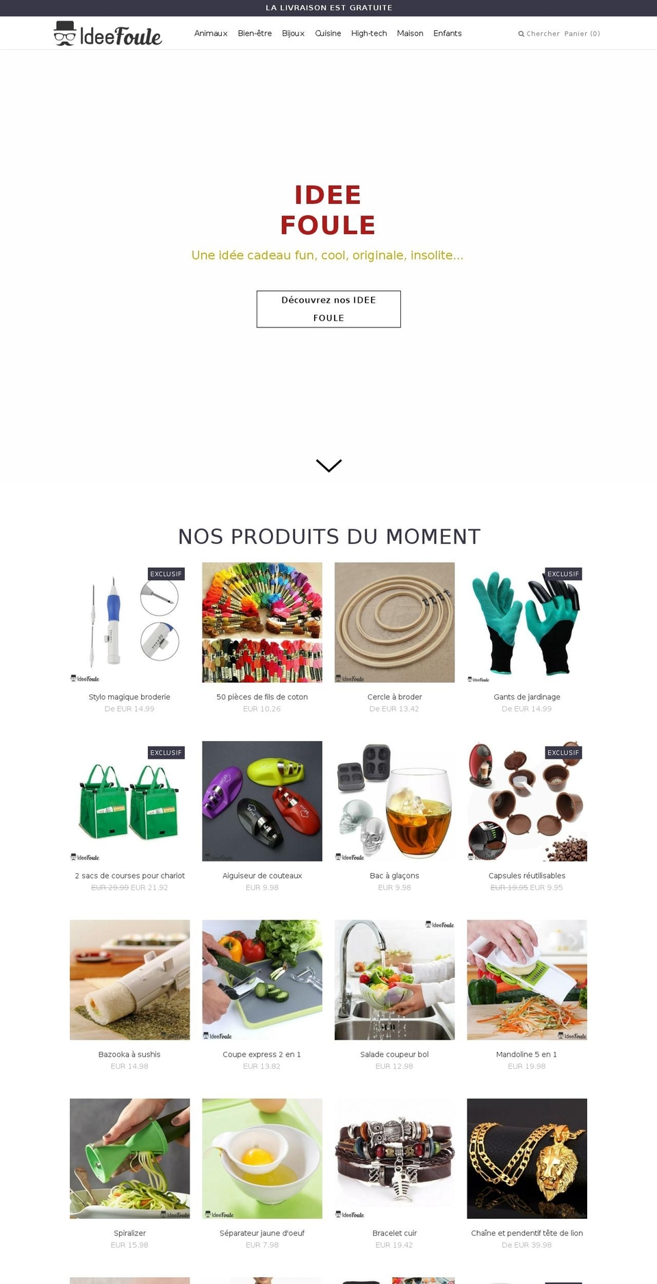 fastlane-1-77-active Shopify theme site example ideefoule.com