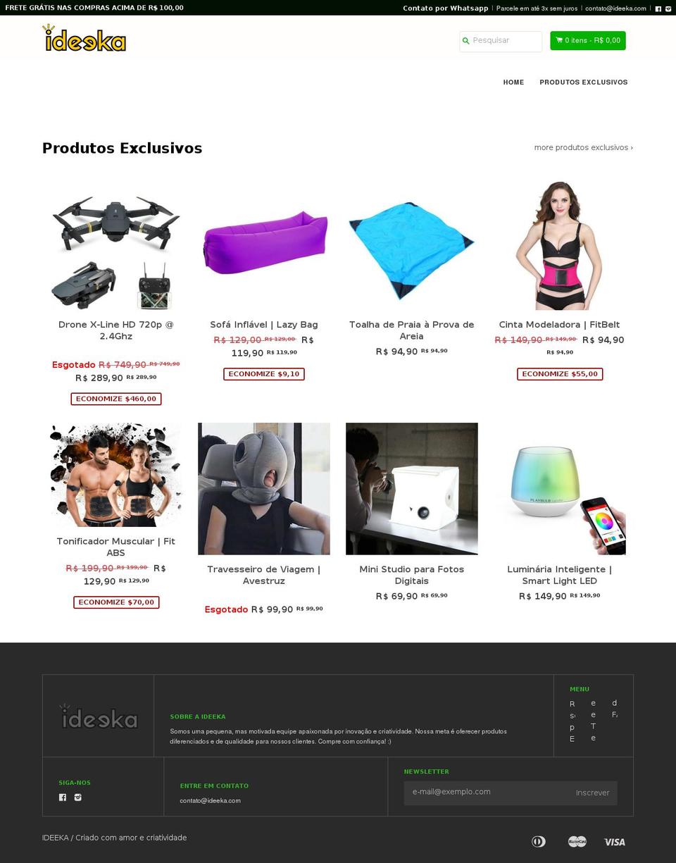 ideeka.com — Shopify storefront screenshot