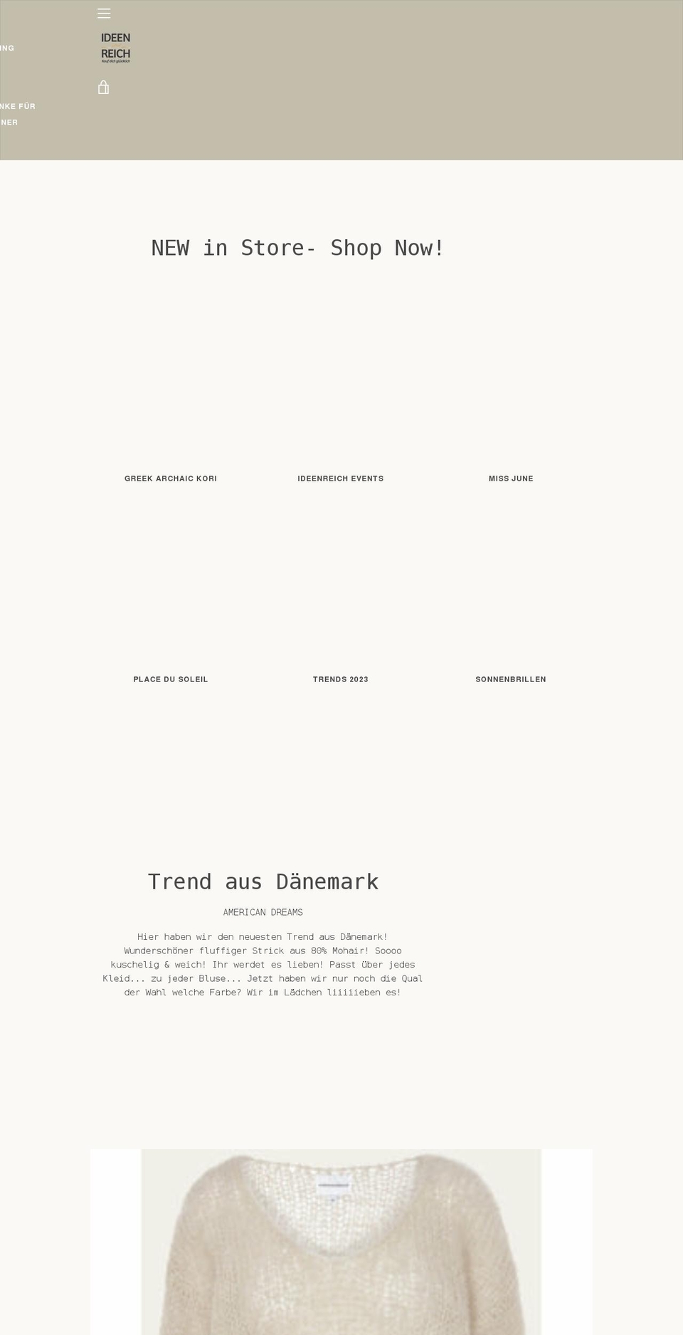 LandingPage Shopify theme site example ideenreich-augsburg.de