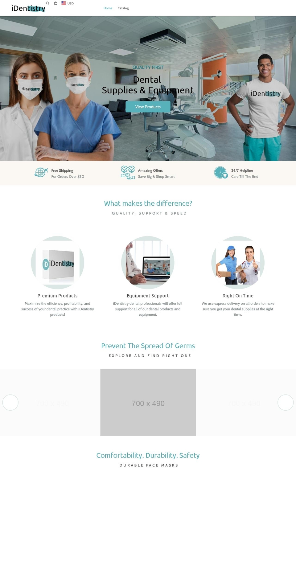 Medz Shopify theme site example identistry.shop