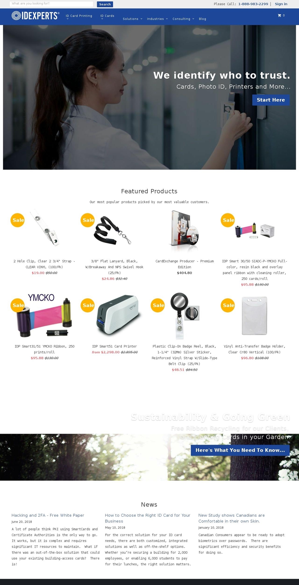 idexperts.equipment shopify website screenshot