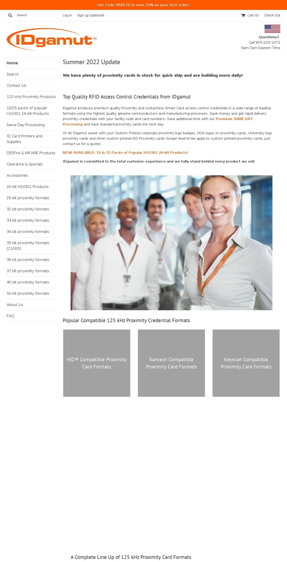 idgamut.com shopify website screenshot