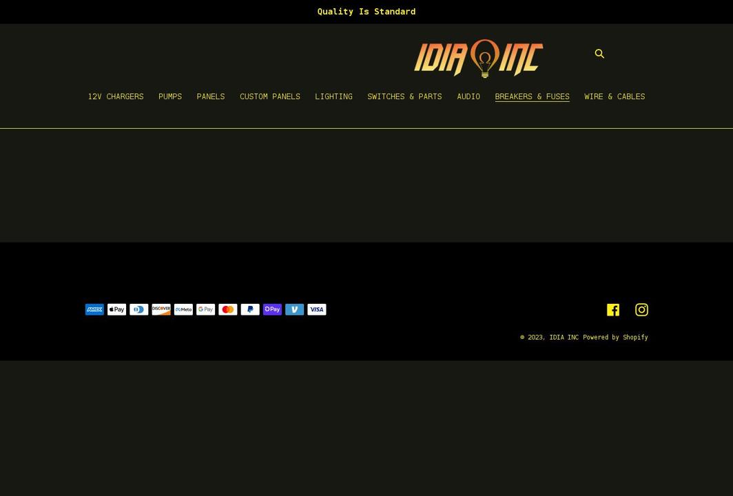 idiainc.org shopify website screenshot
