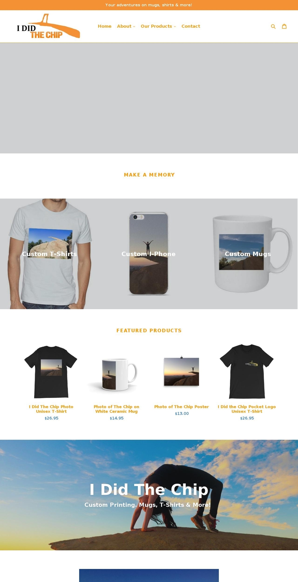 ididthechip.com — Shopify storefront screenshot