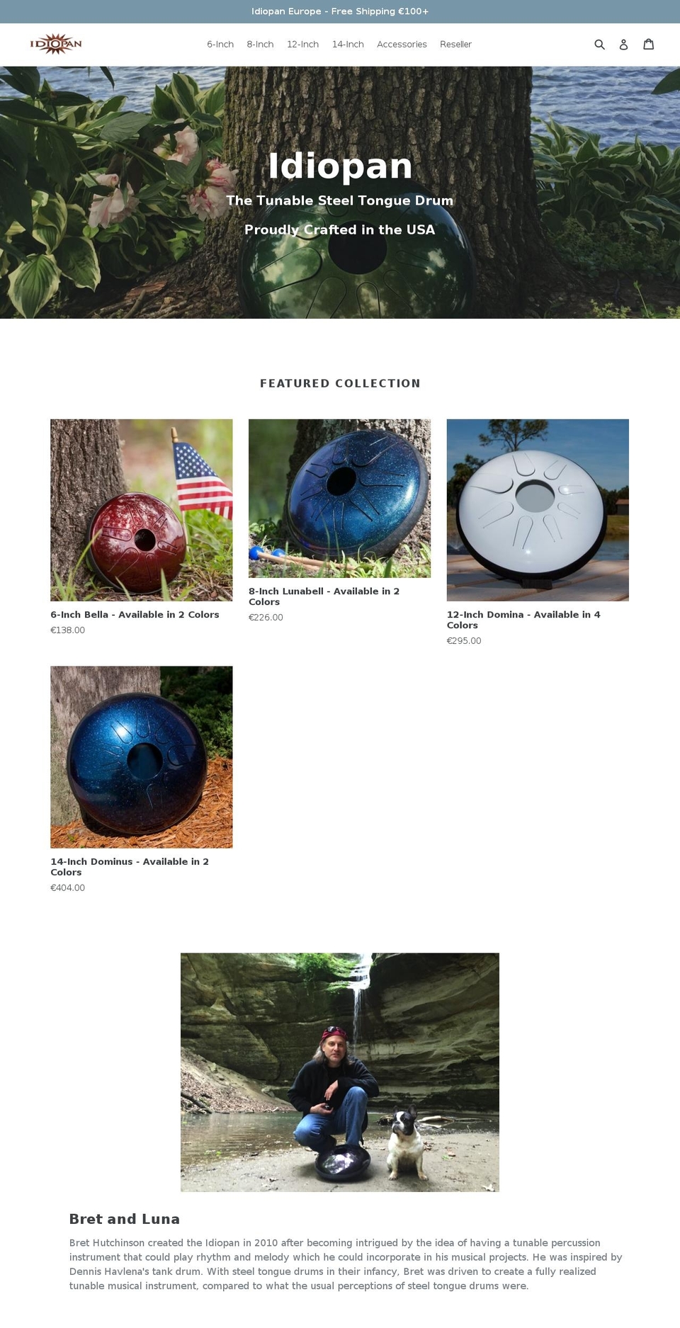 idiopan-eu.com — Shopify storefront screenshot
