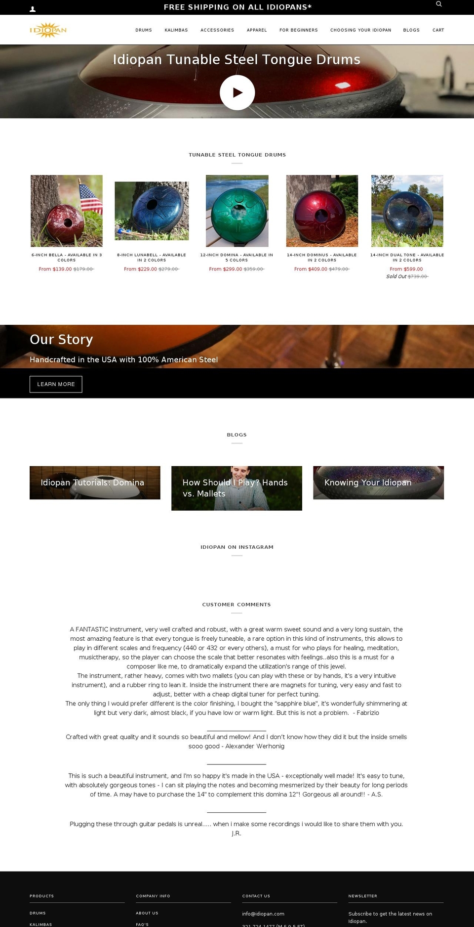 idiopan.com shopify website screenshot