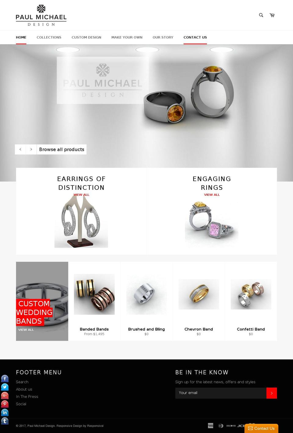 Responsival Redesign Shopify theme site example idjewelrydesign.com