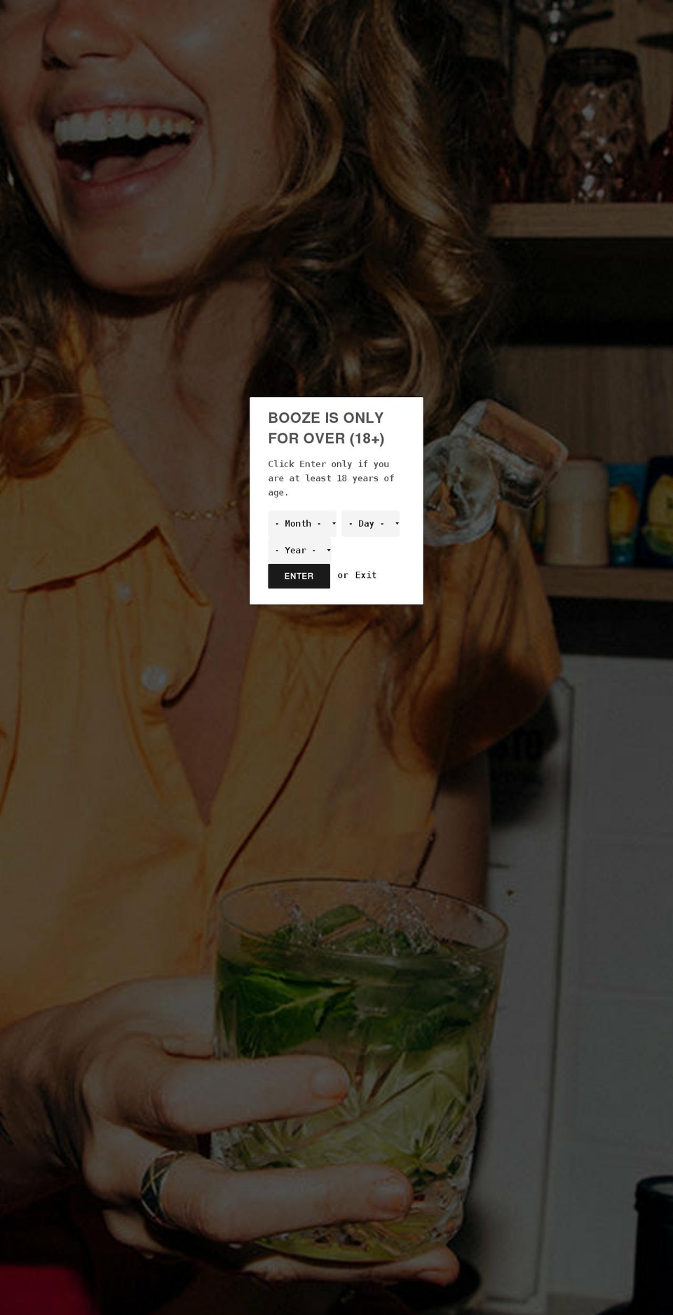 idlehourvodka.com shopify website screenshot
