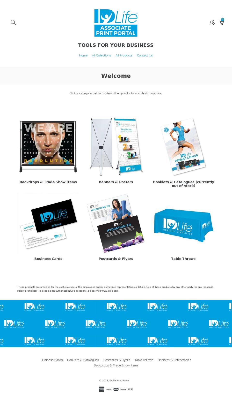 idlifeprint.com shopify website screenshot