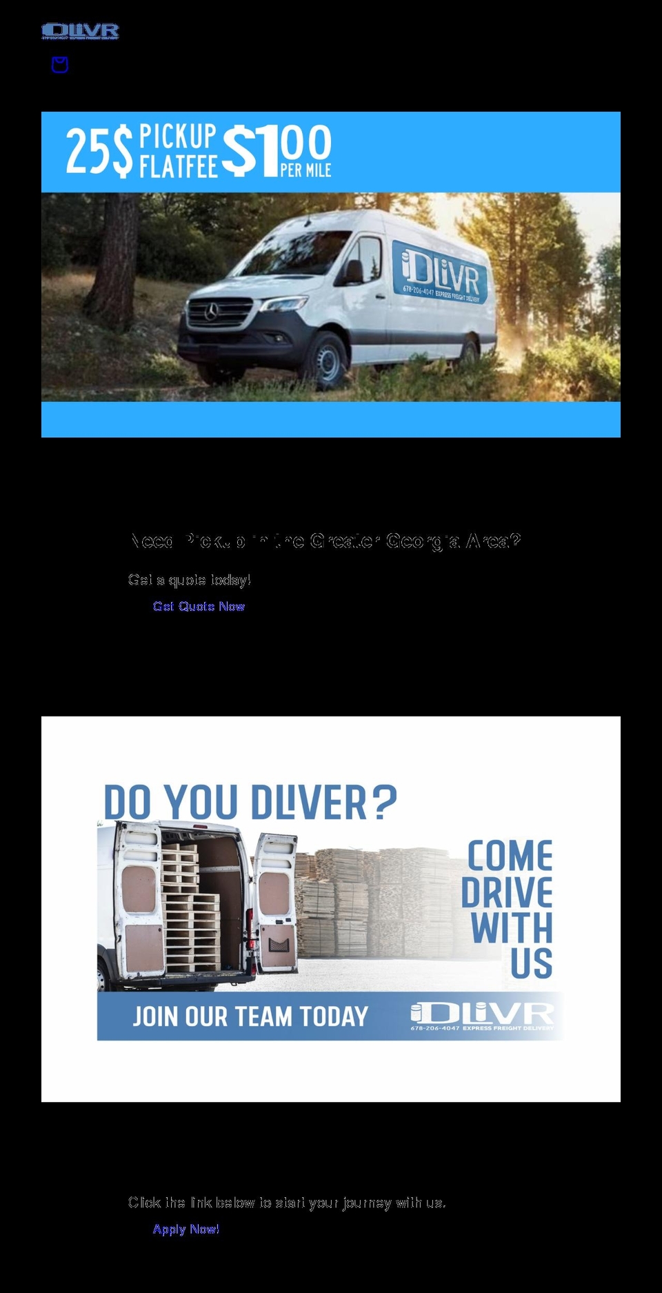 idlivr.com shopify website screenshot