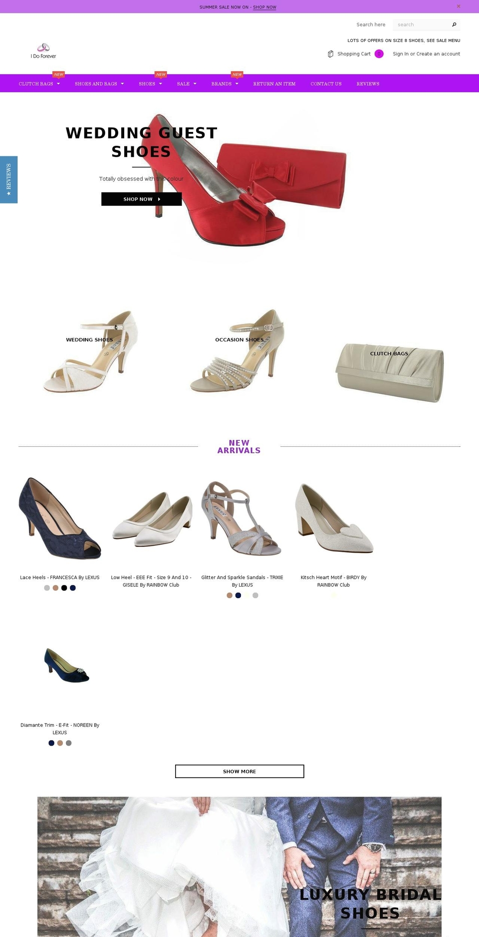 idoforever.boutique shopify website screenshot