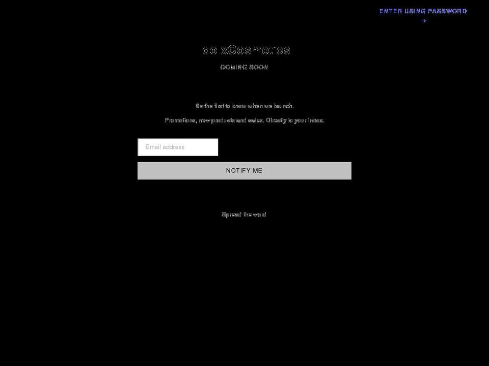 idolxcosmetics.com shopify website screenshot